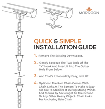 Load image into Gallery viewer, Marrgon Copper Rain Chain with Pot Style Cups for Gutter Downspout Replacement