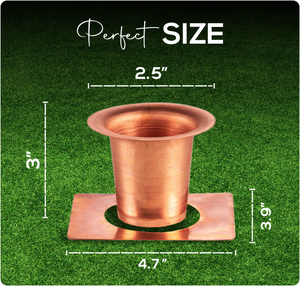 Marrgon 2 Inch Copper Gutter Adapter - Rain Chain Hanger & Diverter